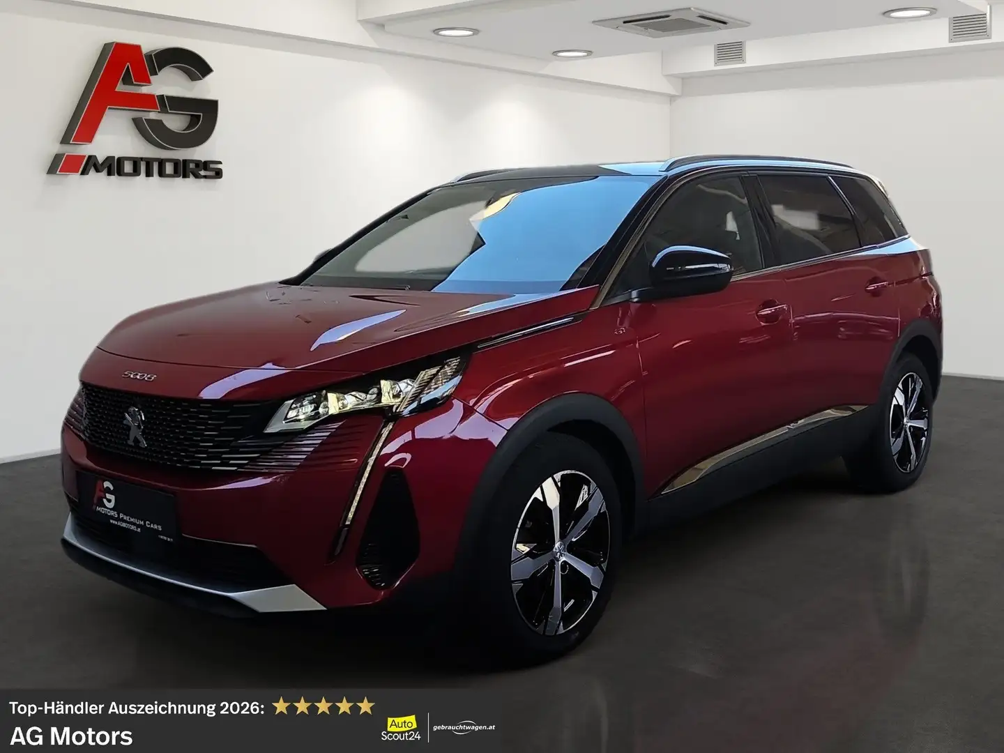Peugeot 5008 BlueHDI 180 EAT8 GT Rot - 1