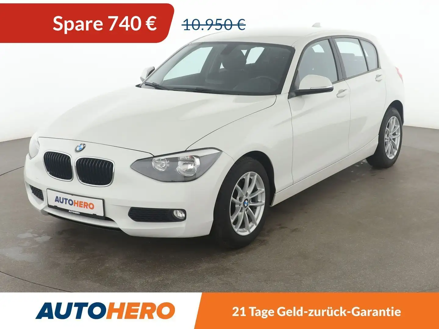 BMW 116 116i*TEMPO*PDC*SHZ*ALU*KLIMA*BLUETOOTH* Weiß - 1