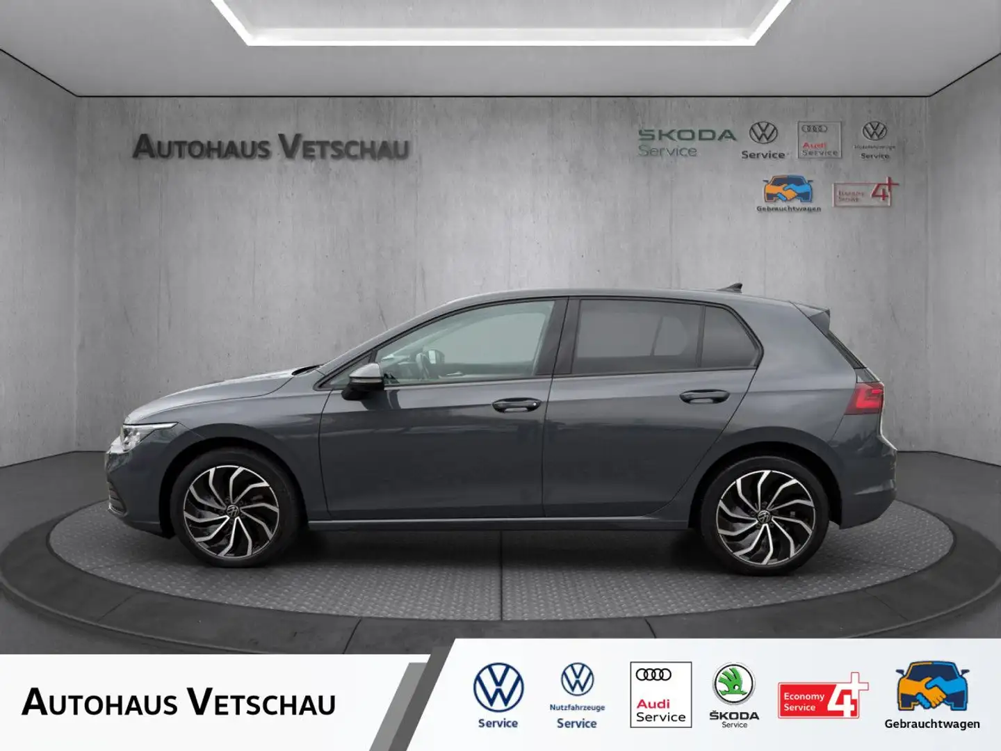 Volkswagen Golf VIII Life 2.0 TDI DSG Navi/LED/AHK/Sitzhzg. Grijs - 1