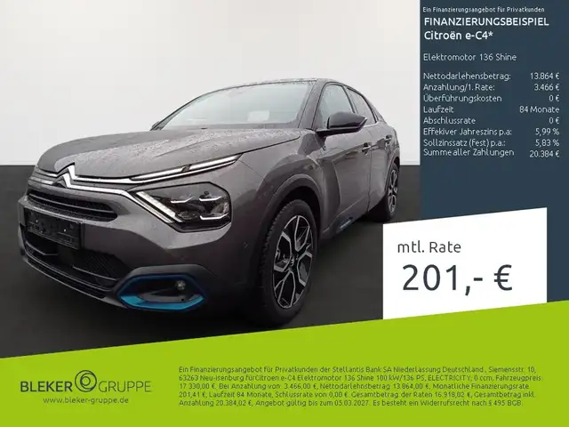 Citroen C4 Elektromotor 136 Shine