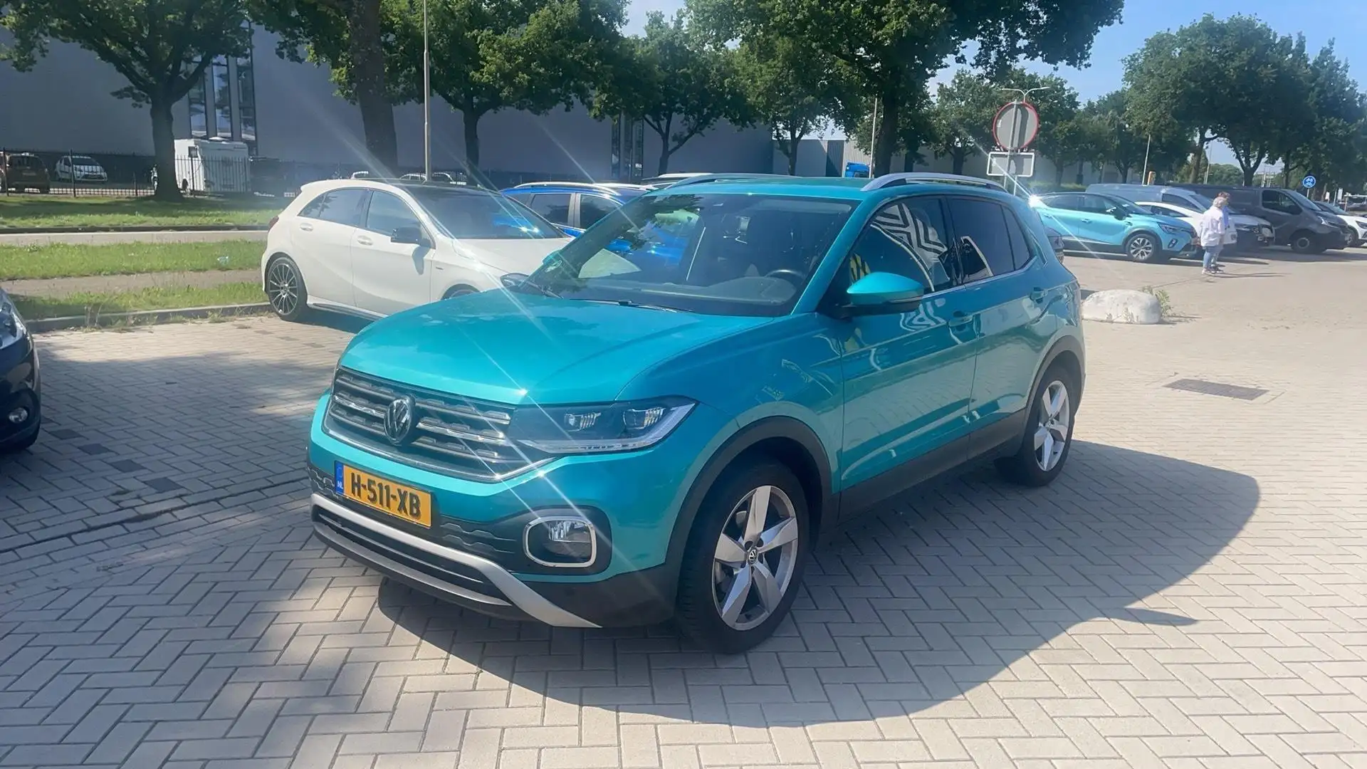 Volkswagen T-Cross 1.0 TSI Style | TREKHAAK | Navigatie | Key less En Groen - 1