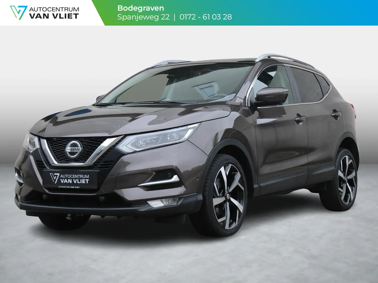 Nissan Qashqai 1.3 DIG-T Tekna | PANORAMADAK | NAVIGATIE | ACHTER Brun - 1