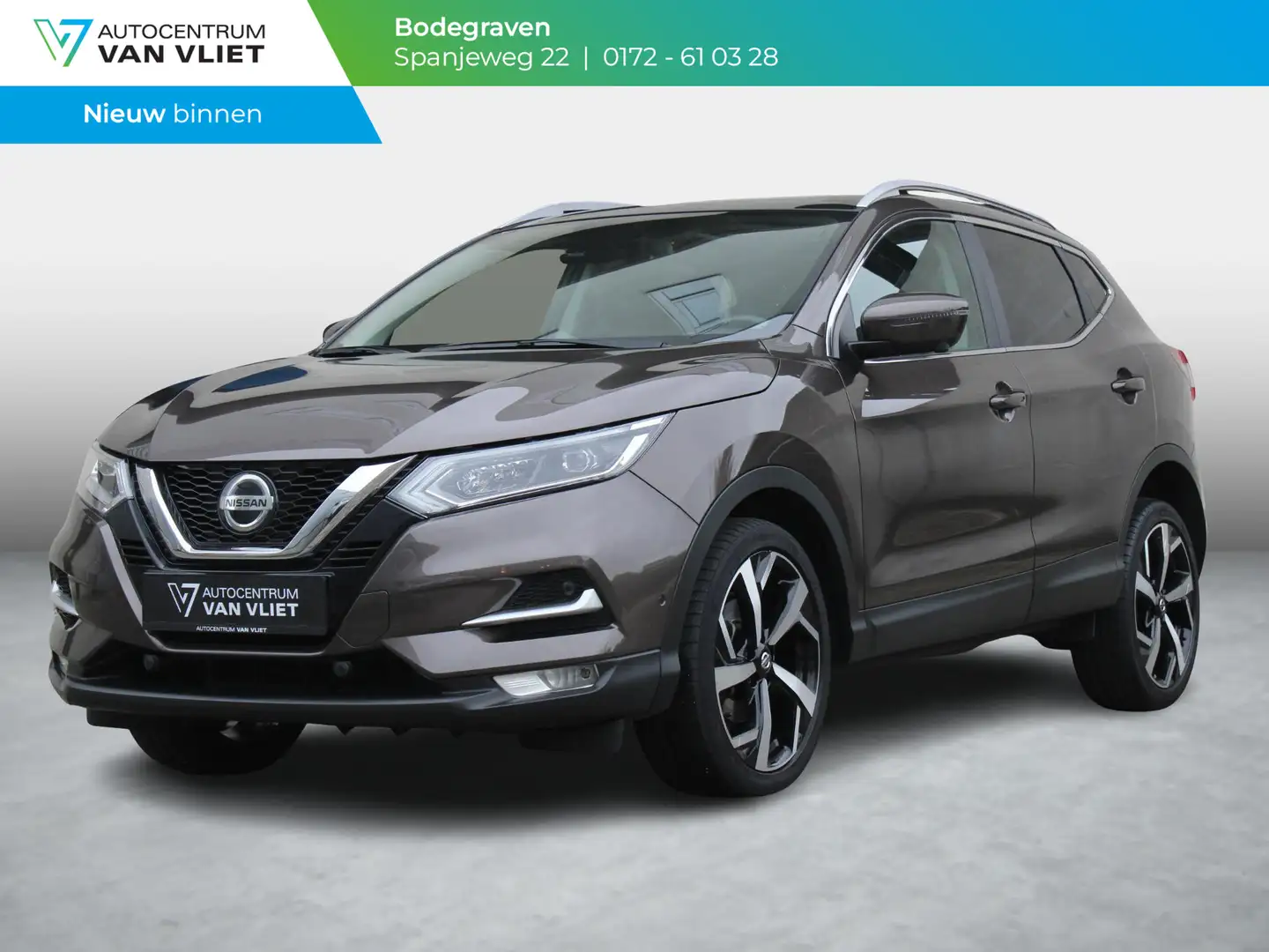 Nissan Qashqai 1.3 DIG-T Tekna | PANORAMADAK | NAVIGATIE | ACHTER Bruin - 1