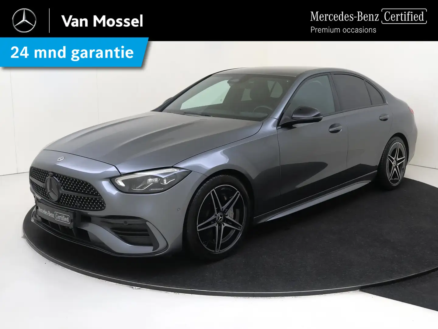 Mercedes-Benz C 180 AMG Line / Achteruitrijcamera / Night-Pakket / Sfe Gris - 1