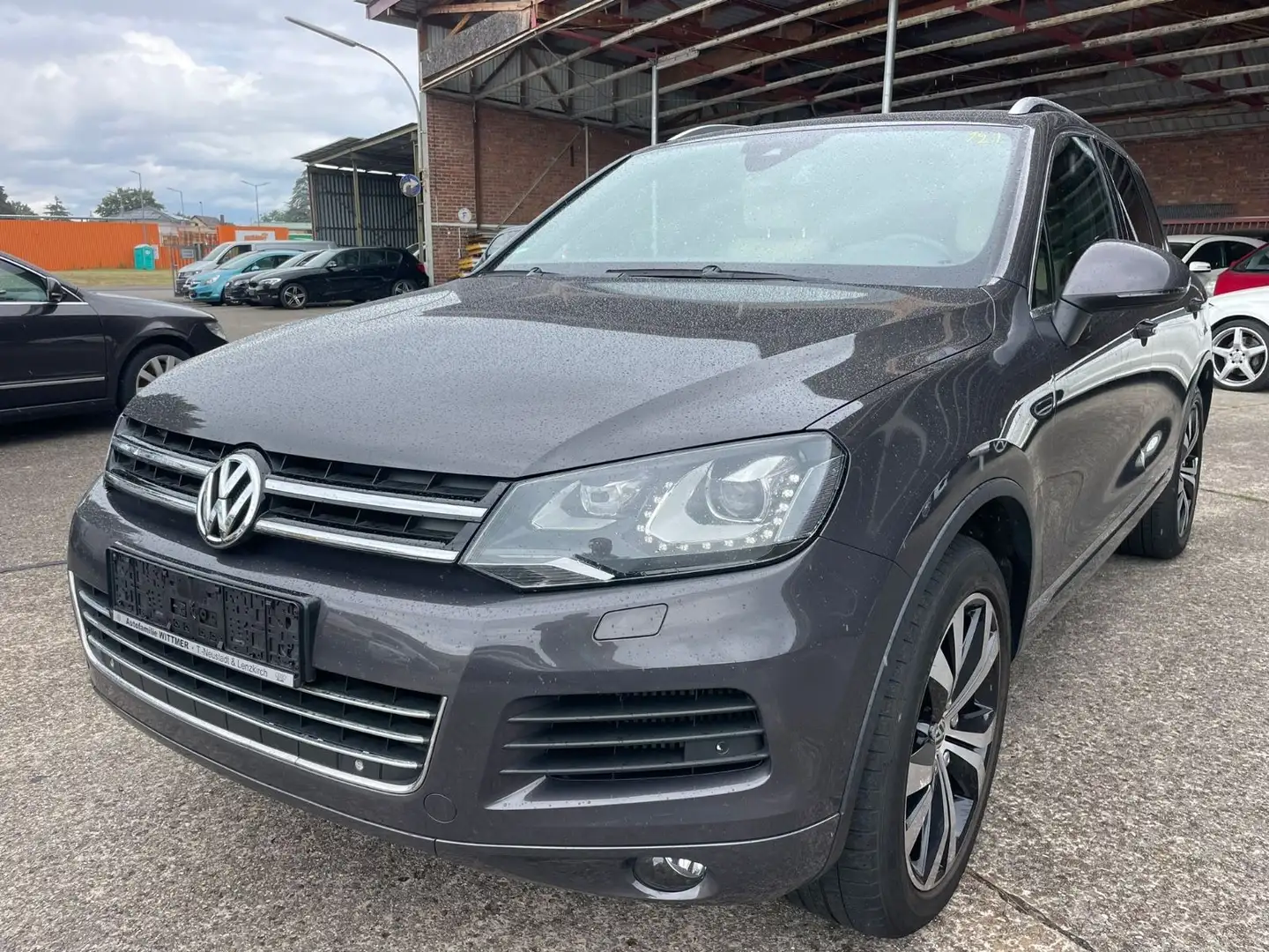 Volkswagen Touareg V8 TDI Exclusive/MEMORY/LUFT/NAVI/XENON Gris - 1