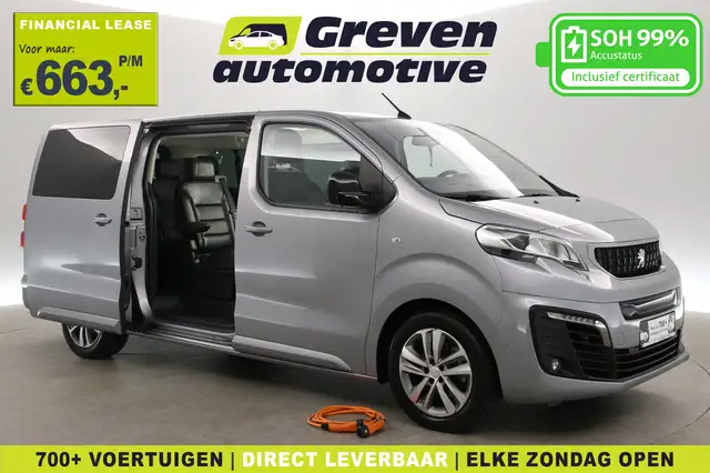 Peugeot e-Traveller Allure L3H1 75 kWh | Snelladen | SOH 99% | VIP Shu