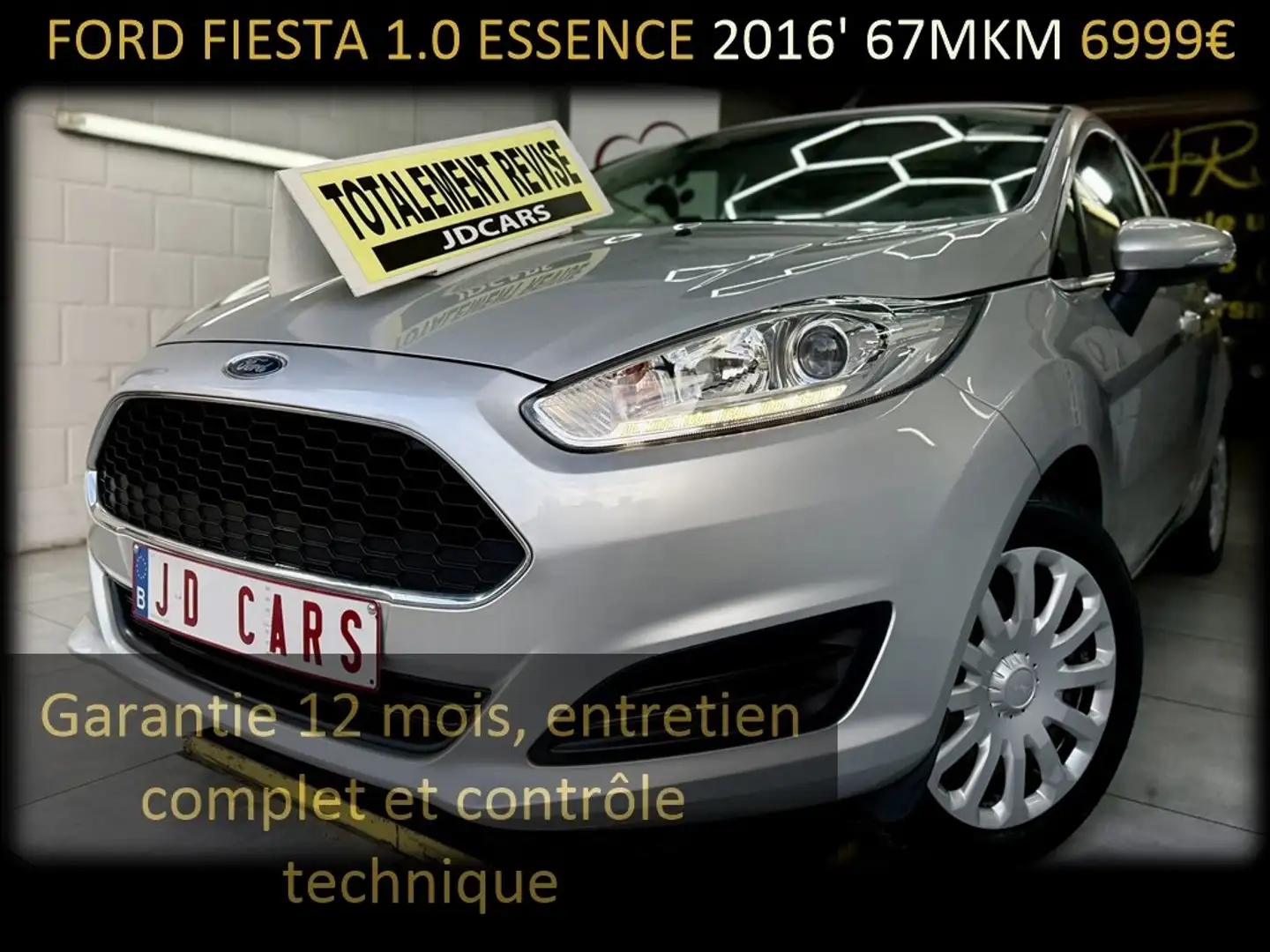 Ford Fiesta Fiesta 1.0 ESSENCE ‼️GARANTIE 1AN CTOK‼️ Argent - 1