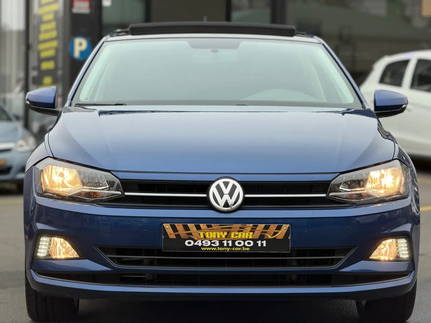 Volkswagen Polo Polo 1.0 TSi*PANO*JANTES*BT✅Garantie 12M✅ Bleu - 1