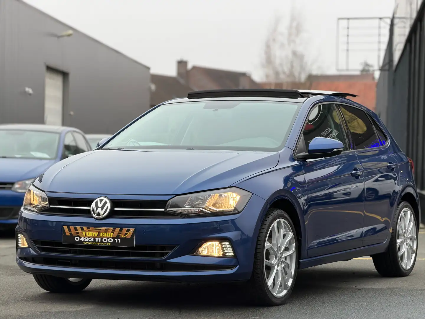 Volkswagen Polo Polo 1.0 TSi*PANO*JANTES*BT✅Garantie 12M✅ Bleu - 2