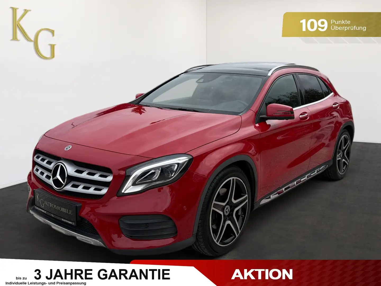 Mercedes-Benz GLA 250 4MATIC AMG-Line VOLL ab ca. 244€ monatlich Rojo - 1