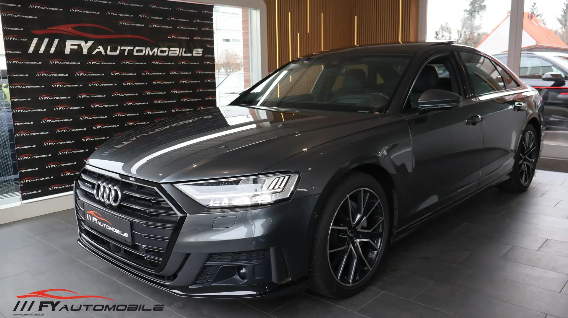 Audi A8 50 TDI quattro S Line* AHK* Head Up* St. Heiz Gris - 1