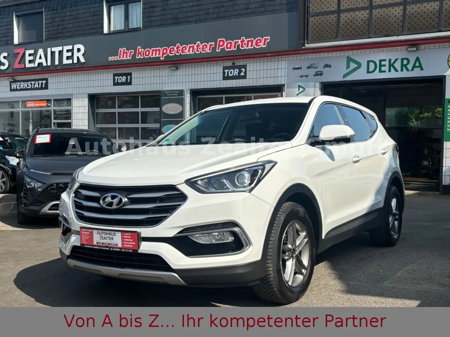 Hyundai SANTA FE Trend 2WD*1.HAND*Tüv* Blanc - 2