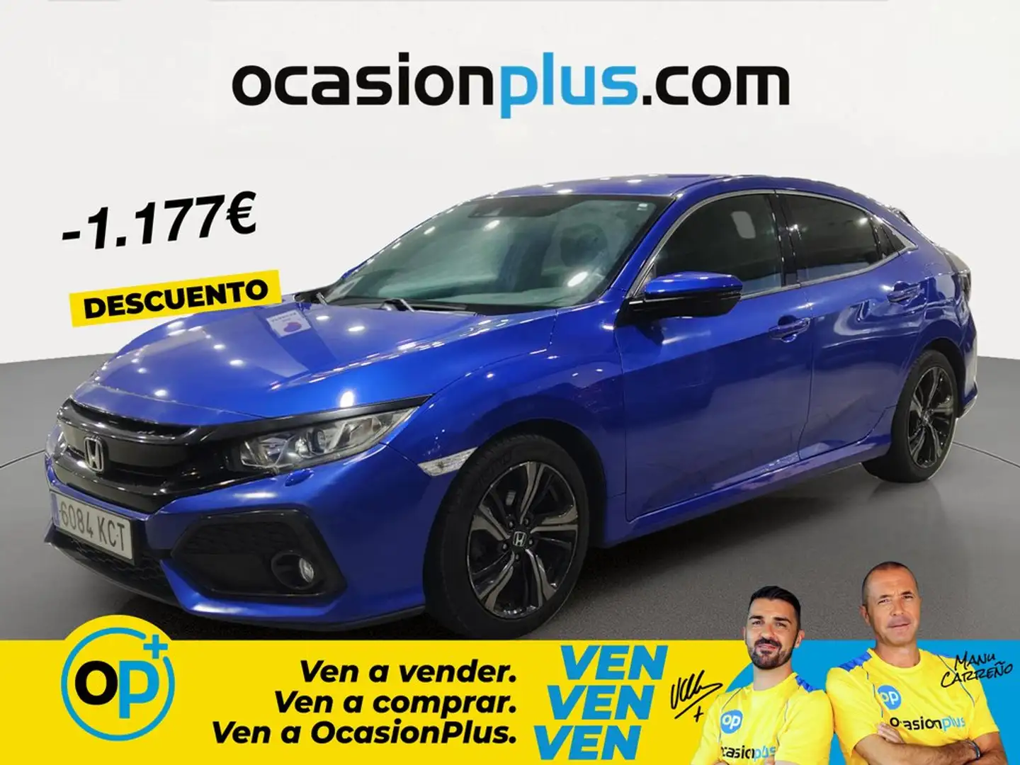 Honda Civic 1.0 VTEC Turbo Elegance Navi Azul - 1