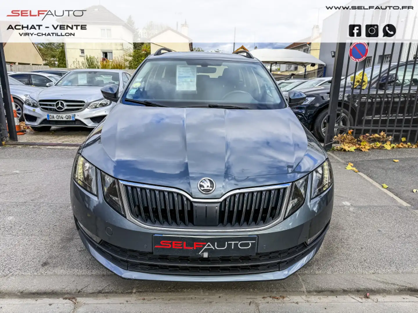 Skoda Octavia 1.6 TDI 116CH SCR BUSINESS DSG7 EURO6D-T Gris - 2