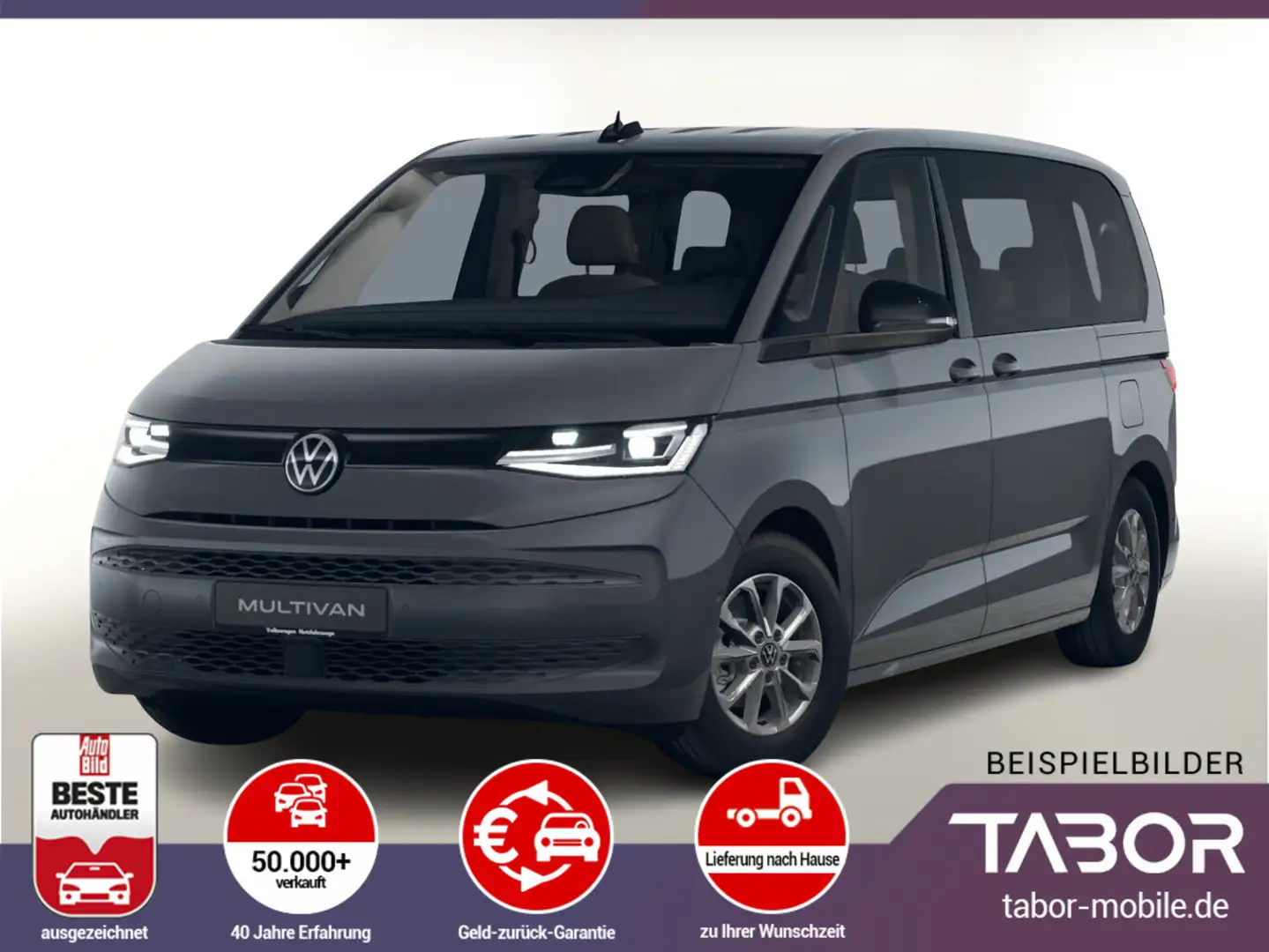Volkswagen T7 Multivan T7  2.0 TDI 150 DSG Matrix eHk ACC Kam Grau - 1