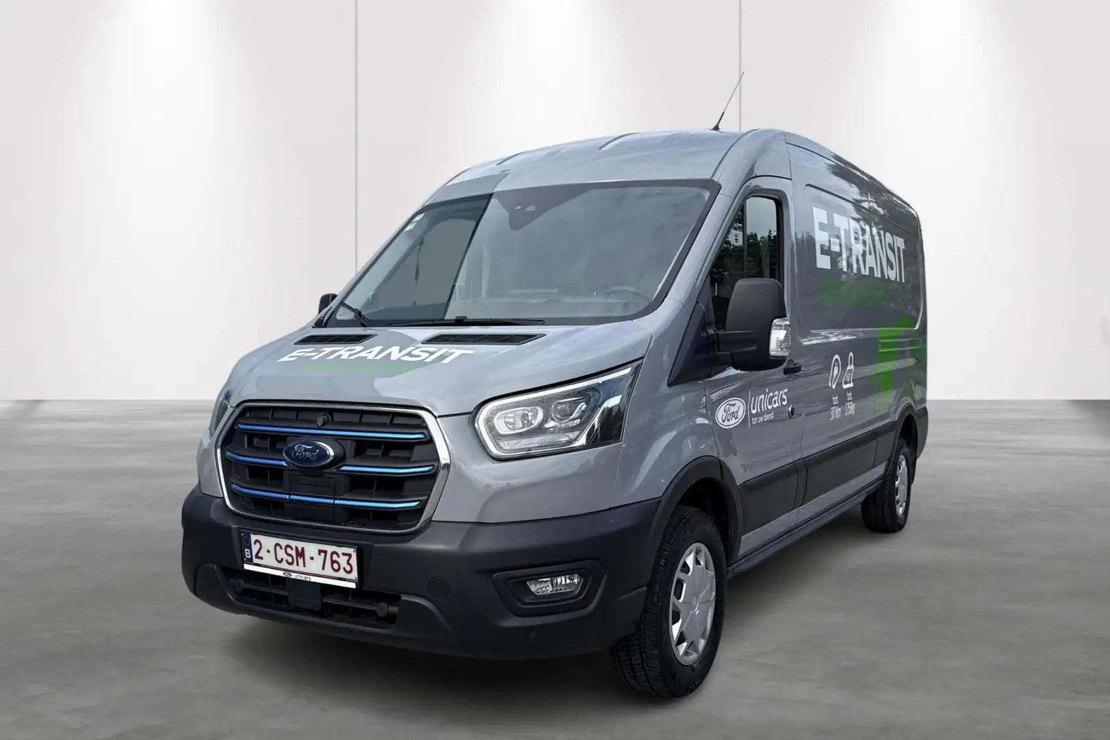 Ford E-Transit 350L Electric Engine 67kWh / 198kw Trend - Beschik Gri - 1