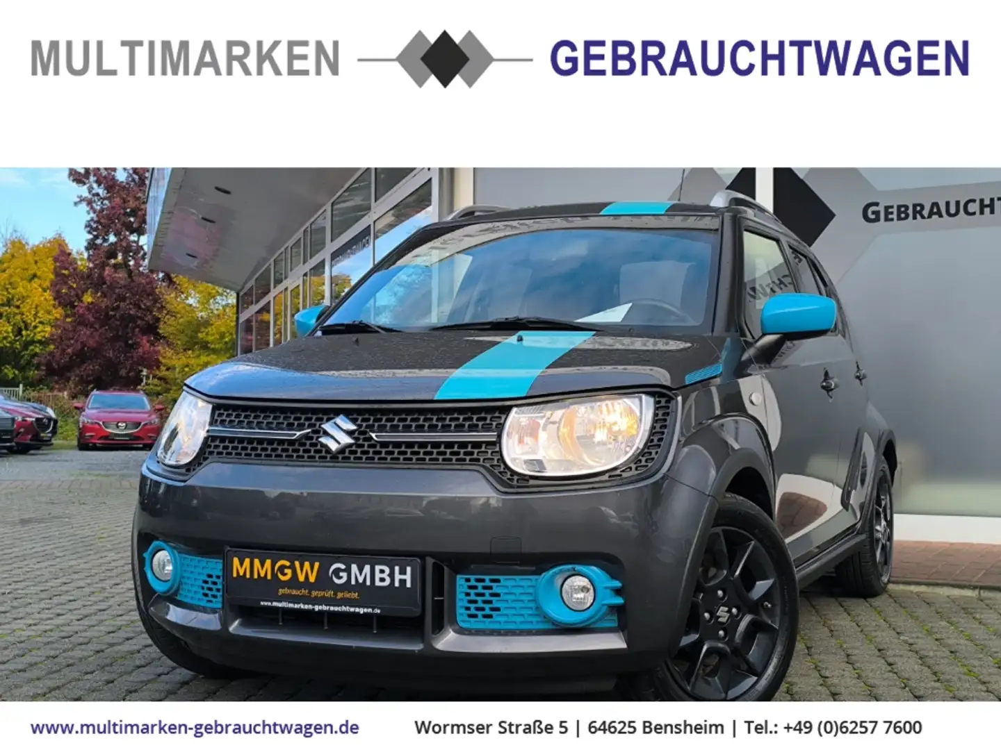 Suzuki Ignis Comfort 4x4 LED/DAB/SHZ/Spurhalteass./Rückfahrkame Grau - 1
