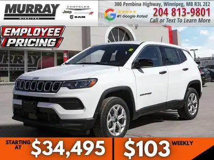 White 2026 Jeep Compass SUV / Crossover  8-Speed Automatic