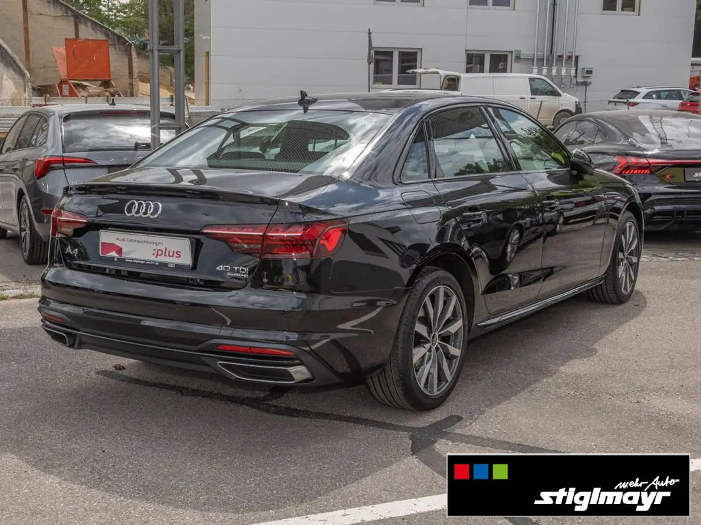 Audi A4 Limousine Advanced 40 TDI quattro LED+NAVI+VC Schwarz - 2