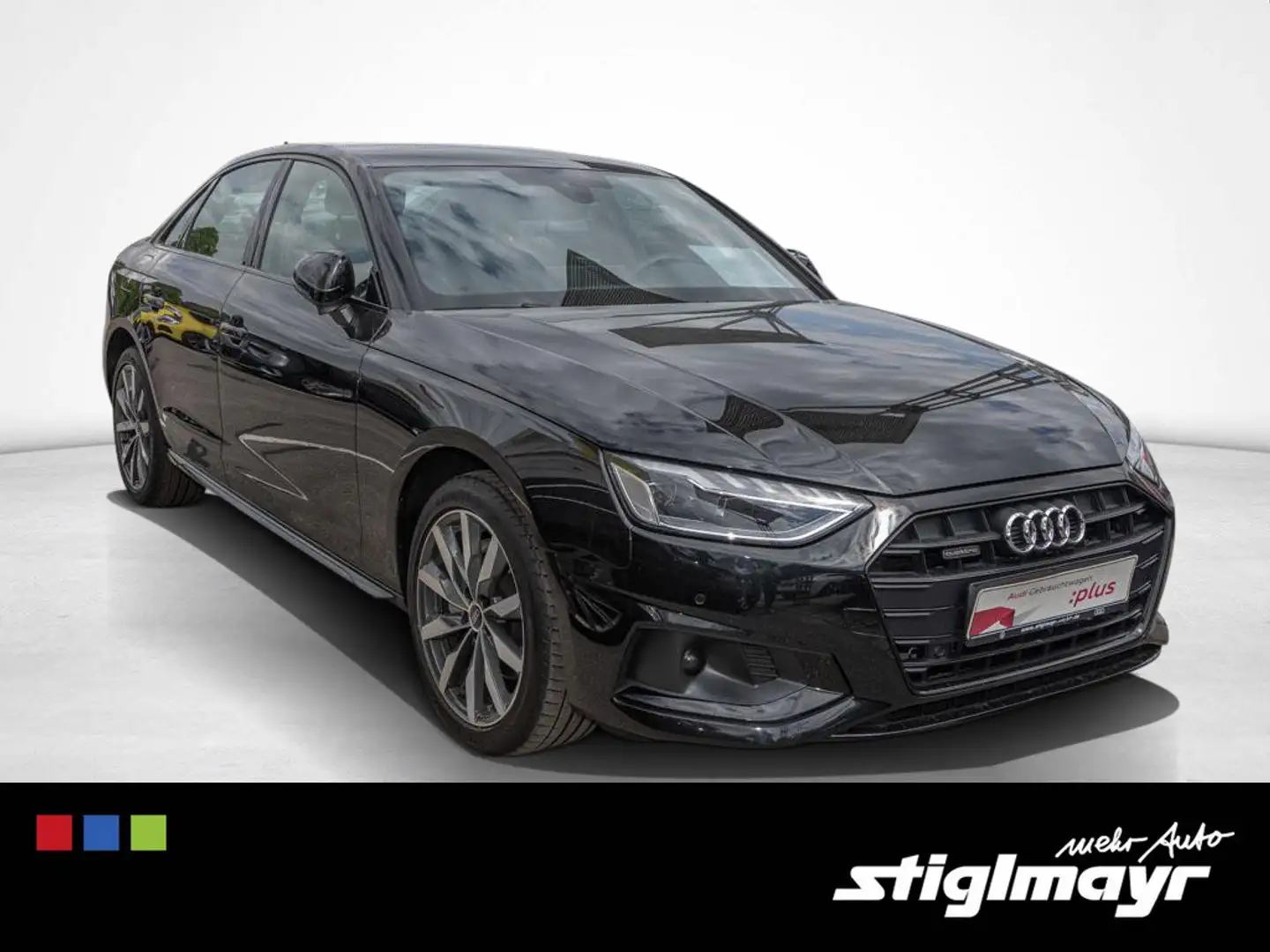 Audi A4 Limousine Advanced 40 TDI quattro LED+NAVI+VC Schwarz - 1
