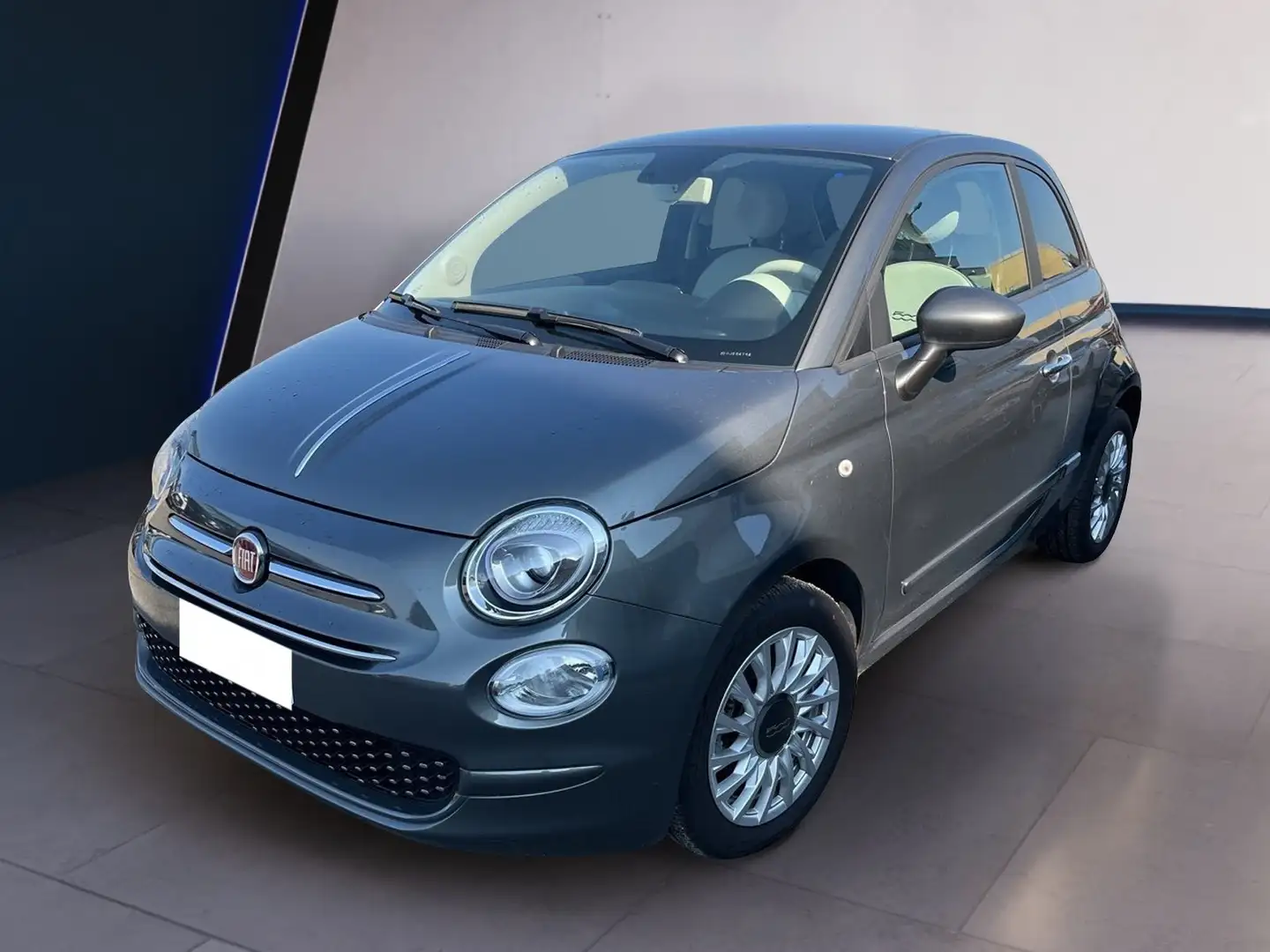 Fiat 500 III 2015 1.0 hybrid Lounge 70cv Grigio - 2