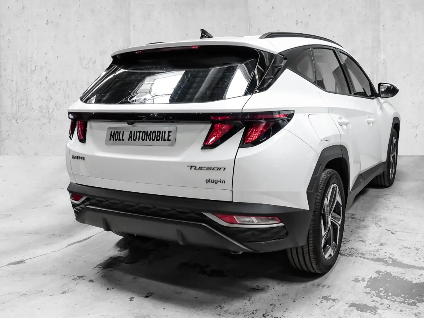 Hyundai TUCSON Plug-in-Hybrid Allrad Navi LED ACC Apple CarPlay Bílá - 2