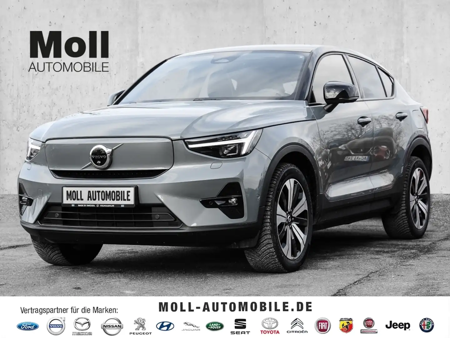 Volvo C40 1st Edition Recharge Pure Electric AWD Twin Allrad Grau - 1