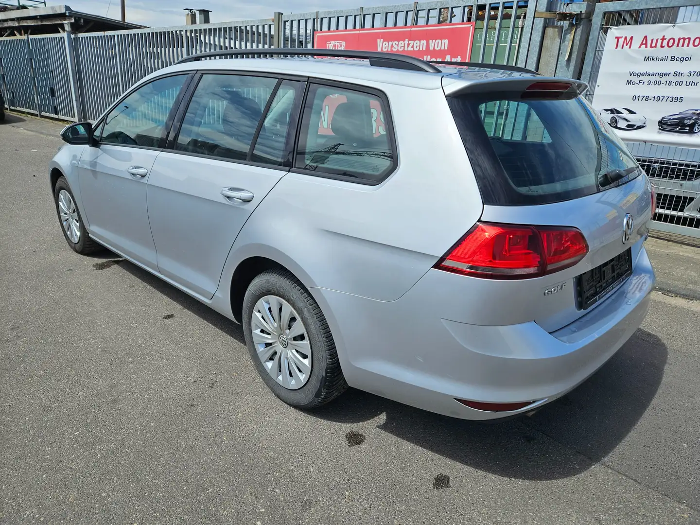 Volkswagen Golf Variant Euro 6 Klima TÜV-9.26 Scheckheft SHZG 1-Hand Grijs - 2