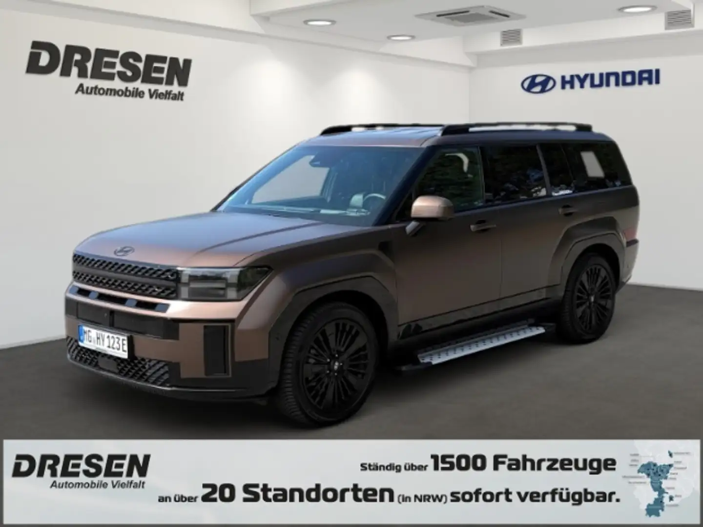 Hyundai SANTA FE **TOP Ausstattung** Blackline Dresen Sondermodell* Braun - 1