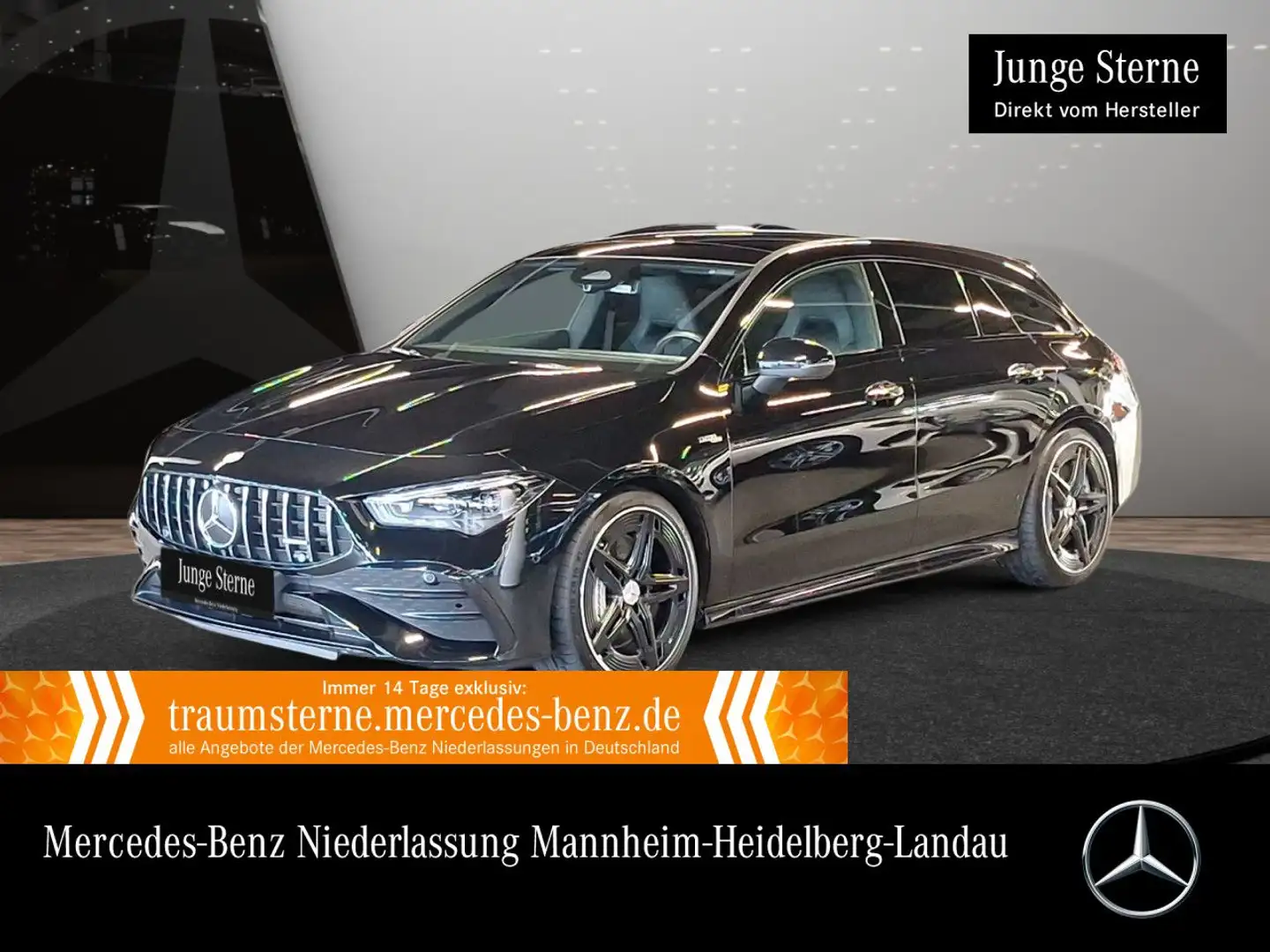 Mercedes-Benz CLA 35 AMG CLA 35 4M AMG+PANO+AHK+MULTIBEAM+KAMERA+TOTW+8G Schwarz - 1