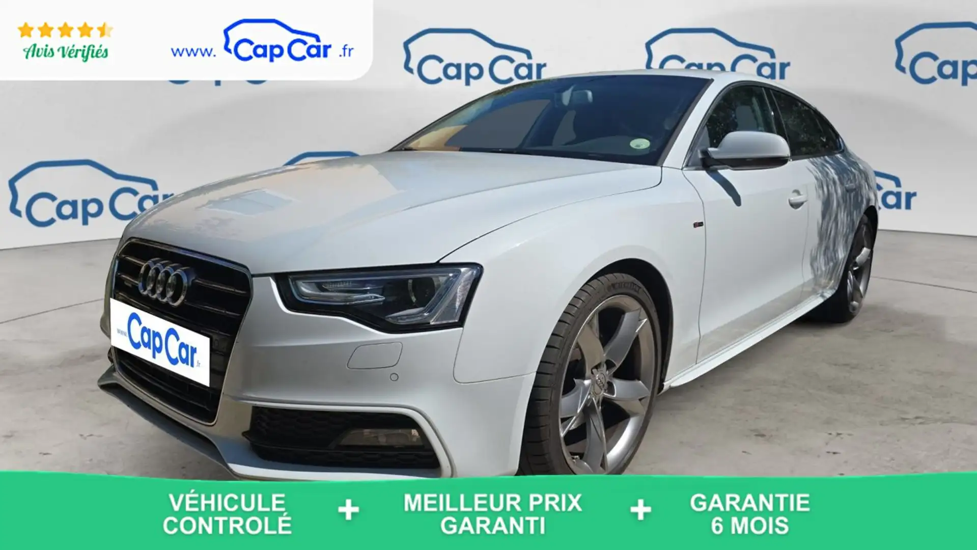 Audi A5 I 2.0 TDI 190 Quattro S-Tronic 7 Avus Blanc - 1