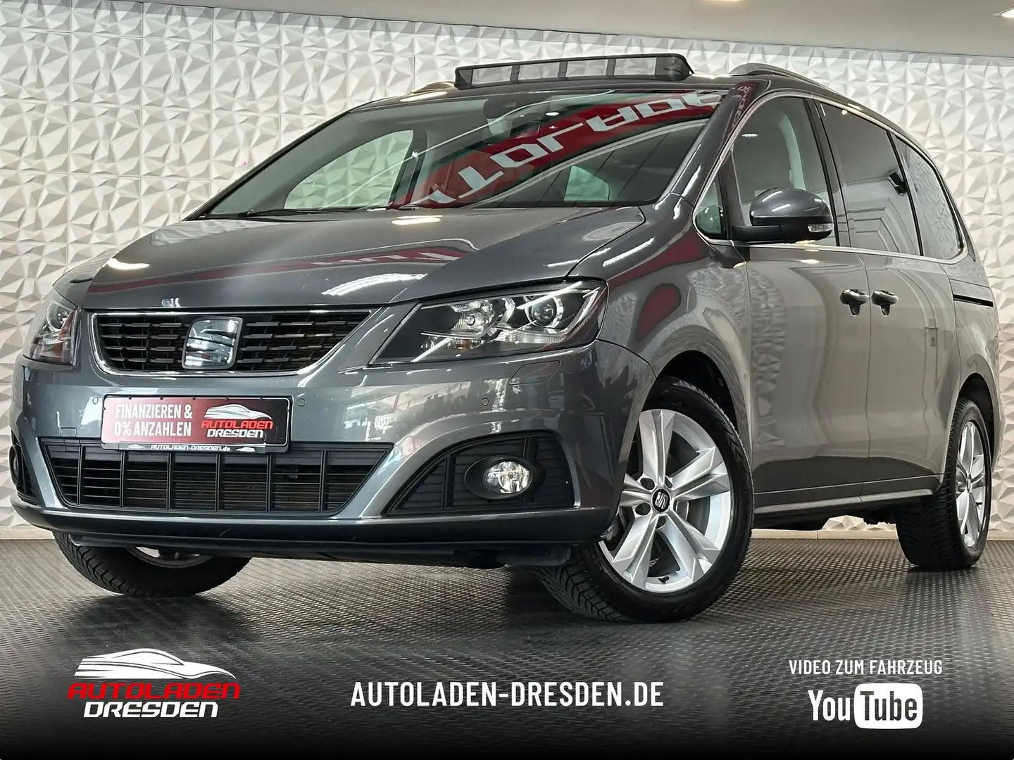 SEAT Alhambra 2.0TDI XCELLENCE BIXEN#AHK#PANO#SHZ#NAV Grau - 1
