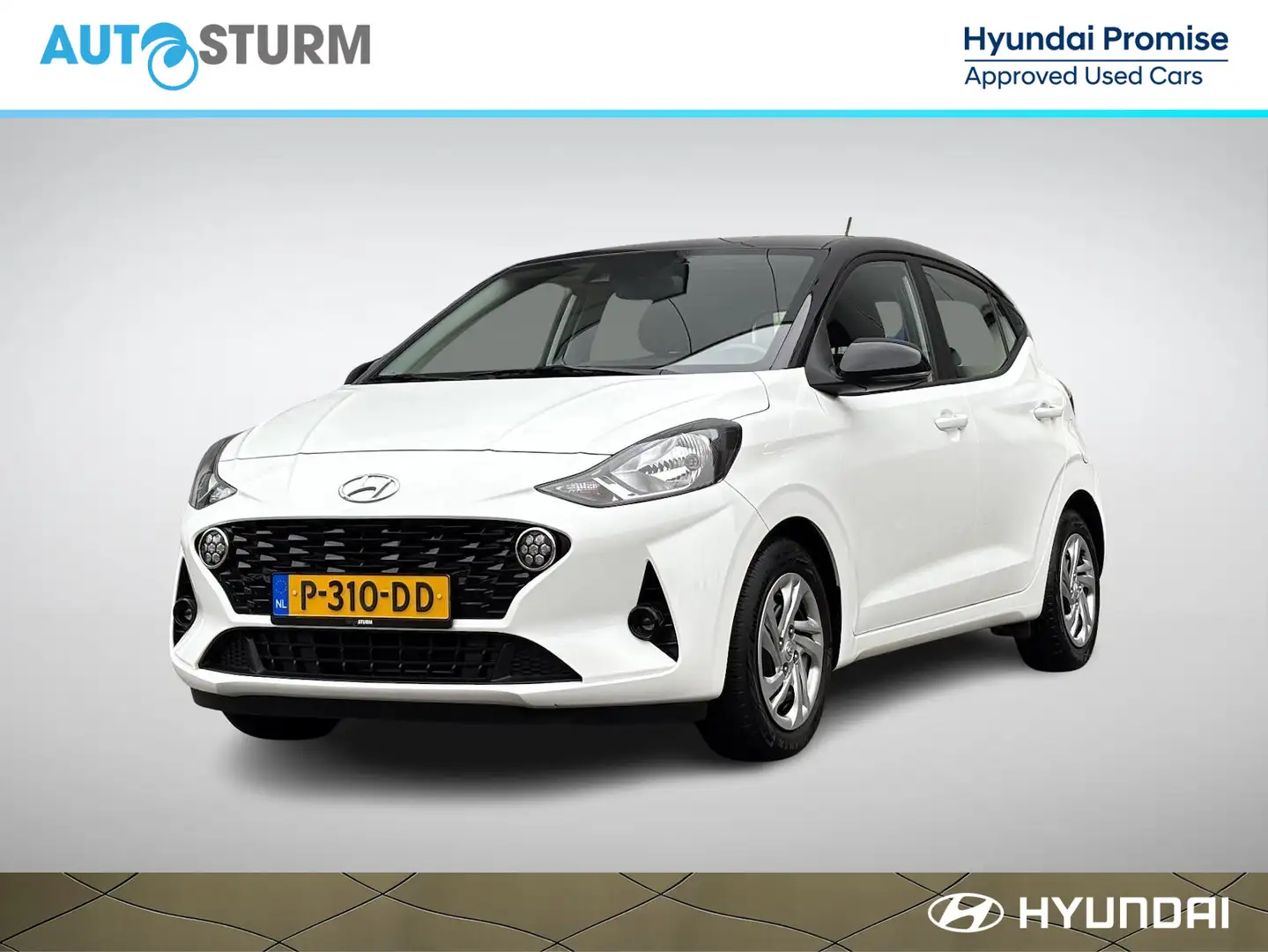 Hyundai i10 1.0 Comfort | Apple Carplay/Android Auto | Two-Ton Blanc - 1