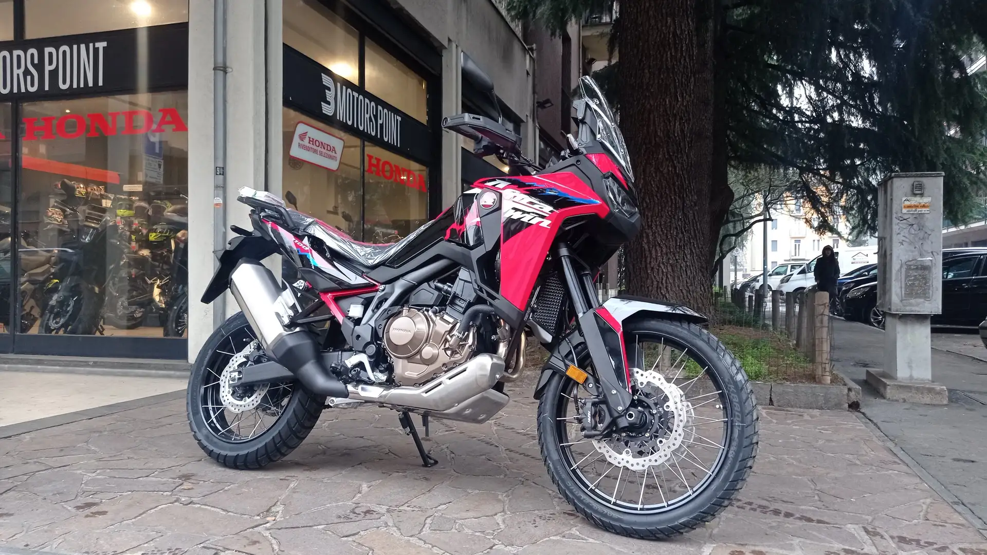 Honda CRF 1100 AFRICA TWIN Rouge - 1