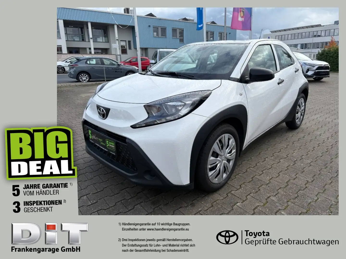 Toyota Aygo X 1.0 VVT-i AppleCarPlay, DAB, Tempomat, BT Alb - 1
