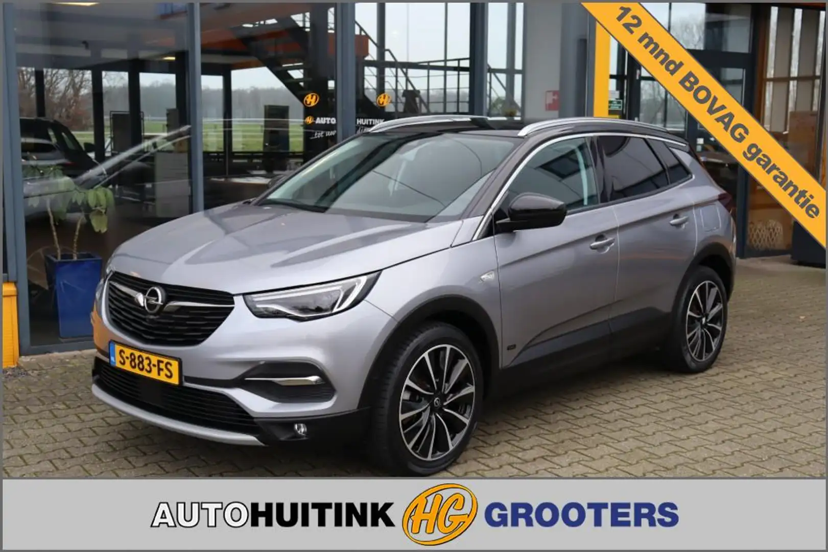 Opel Grandland X 1.6 Turbo Hybrid PHEV Ultimate - camera Navi - App Gris - 1