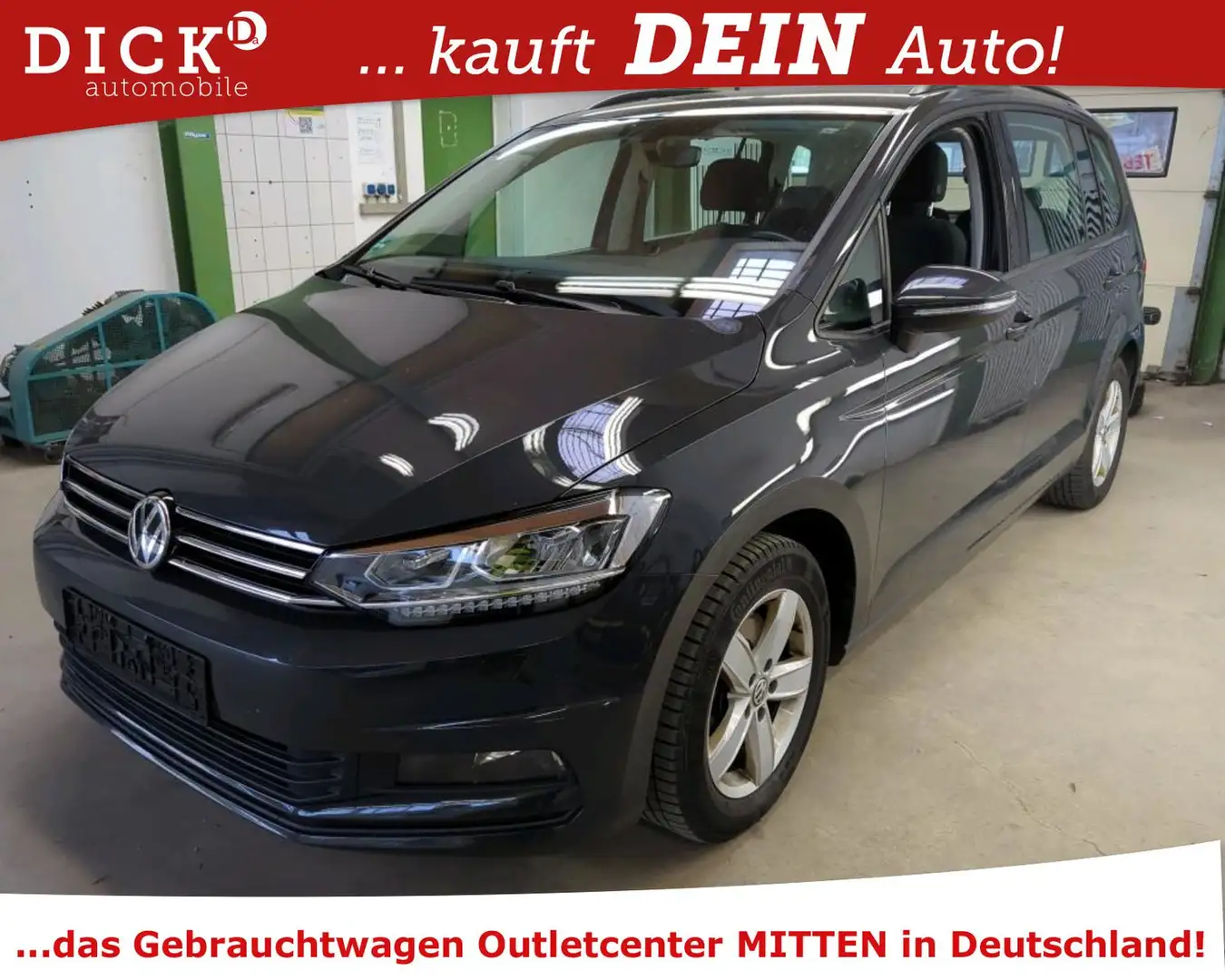 Volkswagen Touran Comfort 2.0TDI ACC/LED/NAVI/PDC/SHZ/8Fach Grigio - 1