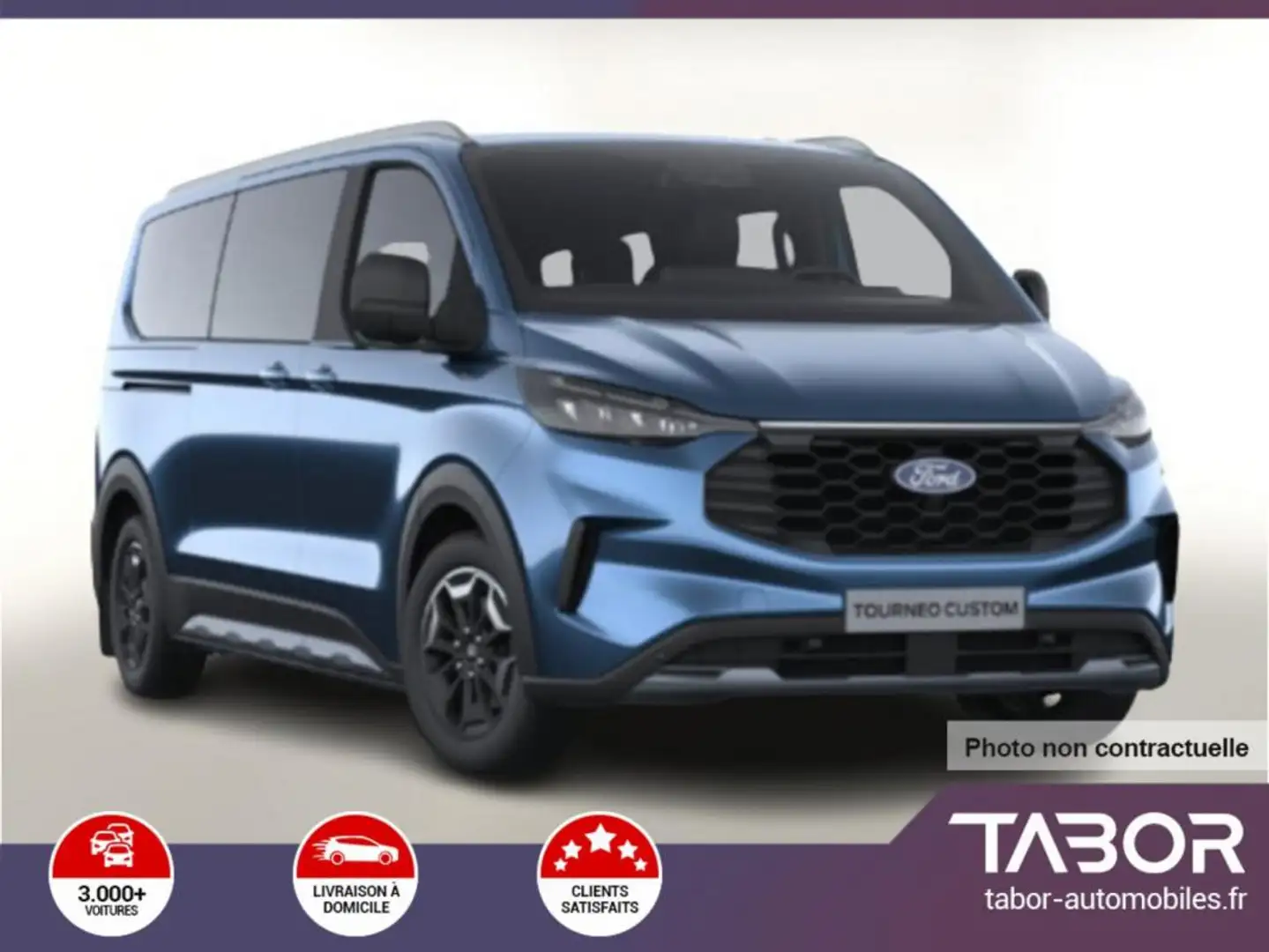 Ford Tourneo Custom 2.0 TDCi 170 Aut Active L2 Blauw - 1
