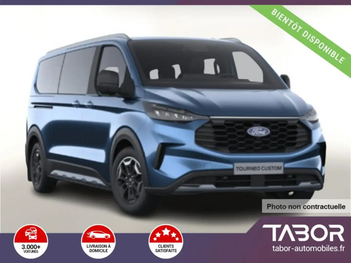 Ford Tourneo Custom 2.0 TDCi 170 Aut Active L2 Blue - 1