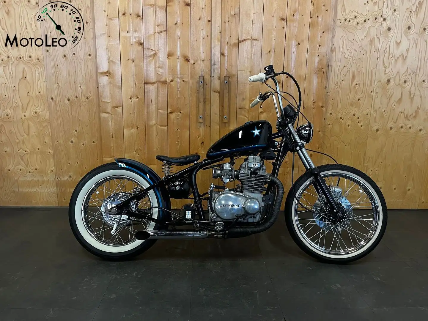 Kawasaki KZ 400 Blauw - 1