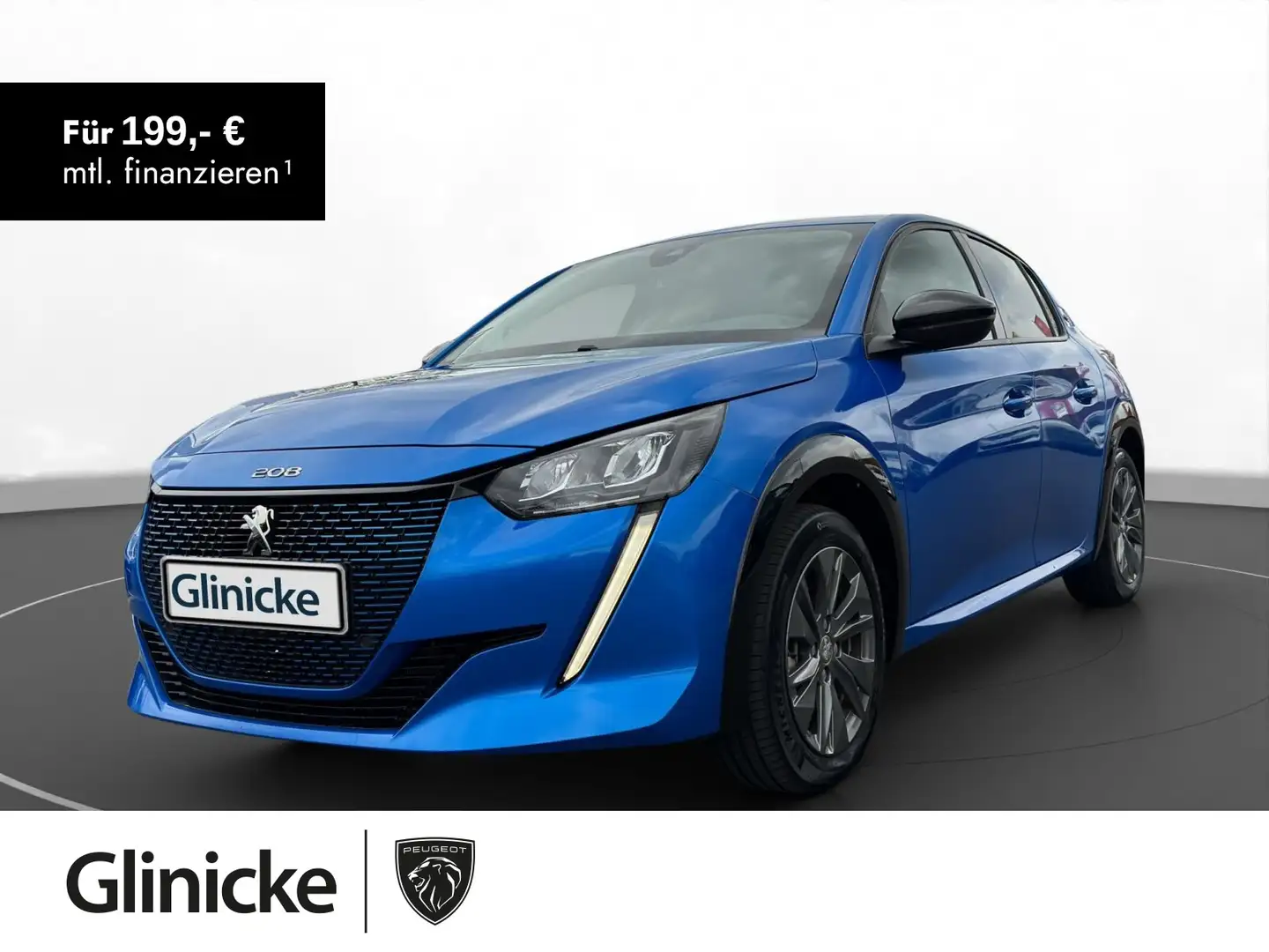 Peugeot 208 Elektro 98,7% Allure Pack Kamera ACC PDC SHZ Blau - 1