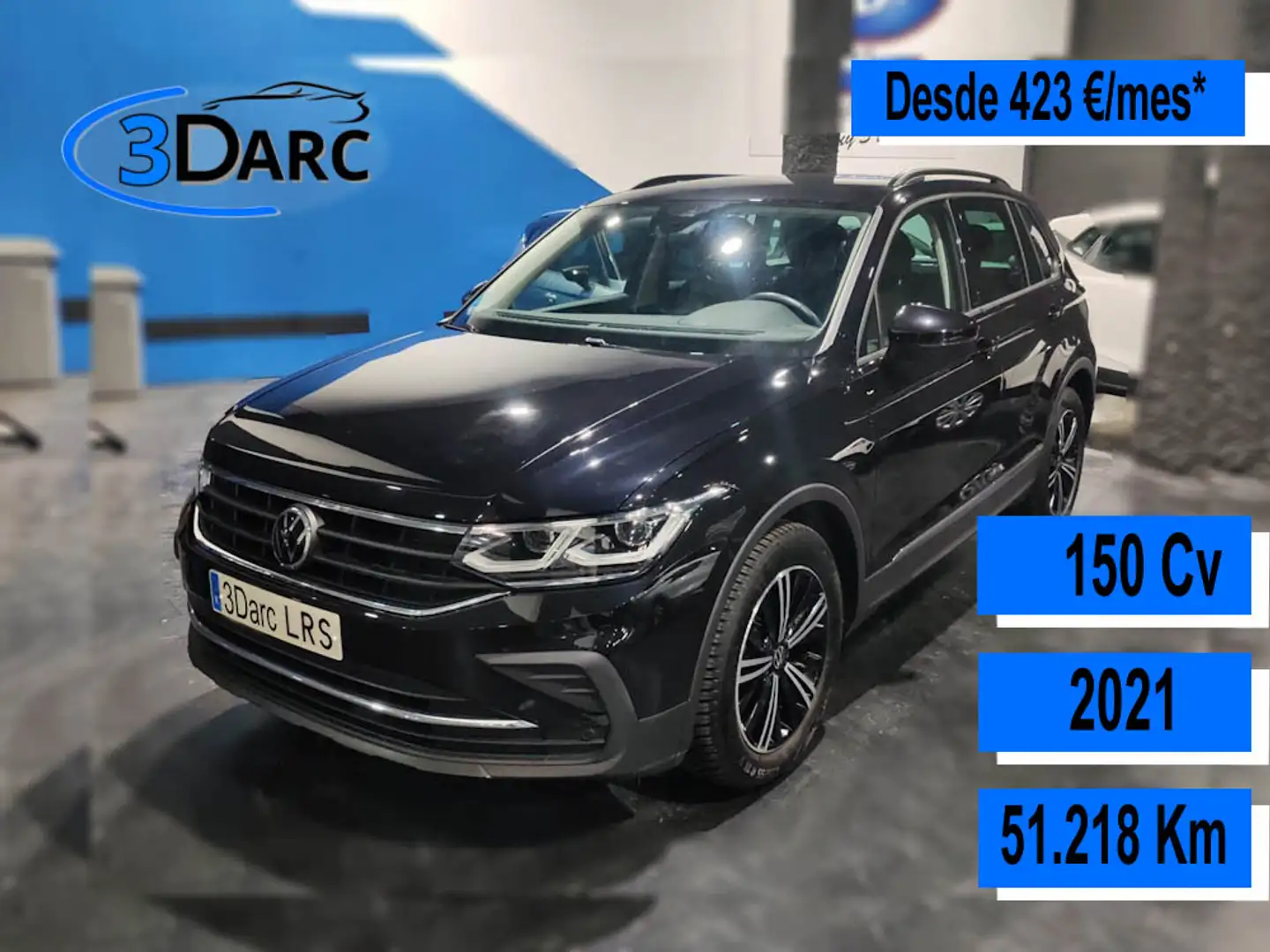 Volkswagen Tiguan 2.0TDI Life DSG 110kW Negro - 1