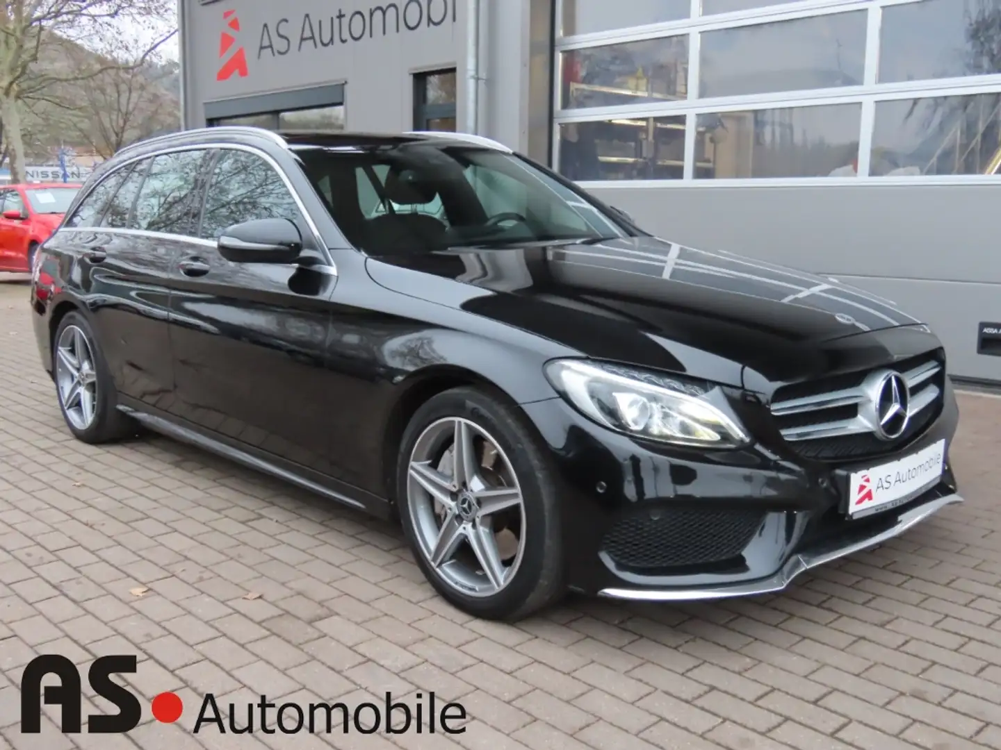 Mercedes-Benz C 250 T AMG 2.Hand*Pano*Navi*Kam*SHZ*AHK*8-fach Schwarz - 1