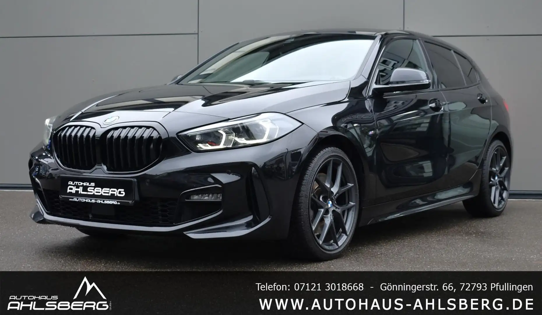 BMW 120 D M SPORT SHADOW LED/NAVI/DAB/PDC/CAR-PLAY Schwarz - 1