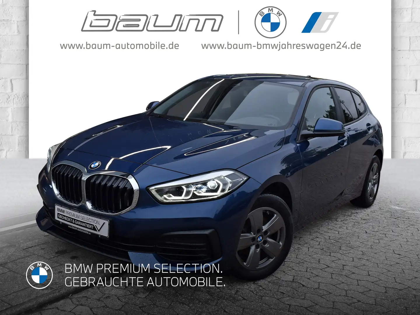 BMW 116 i Hatch Advantage DAB LED WLAN Tempomat Shz Blau - 1