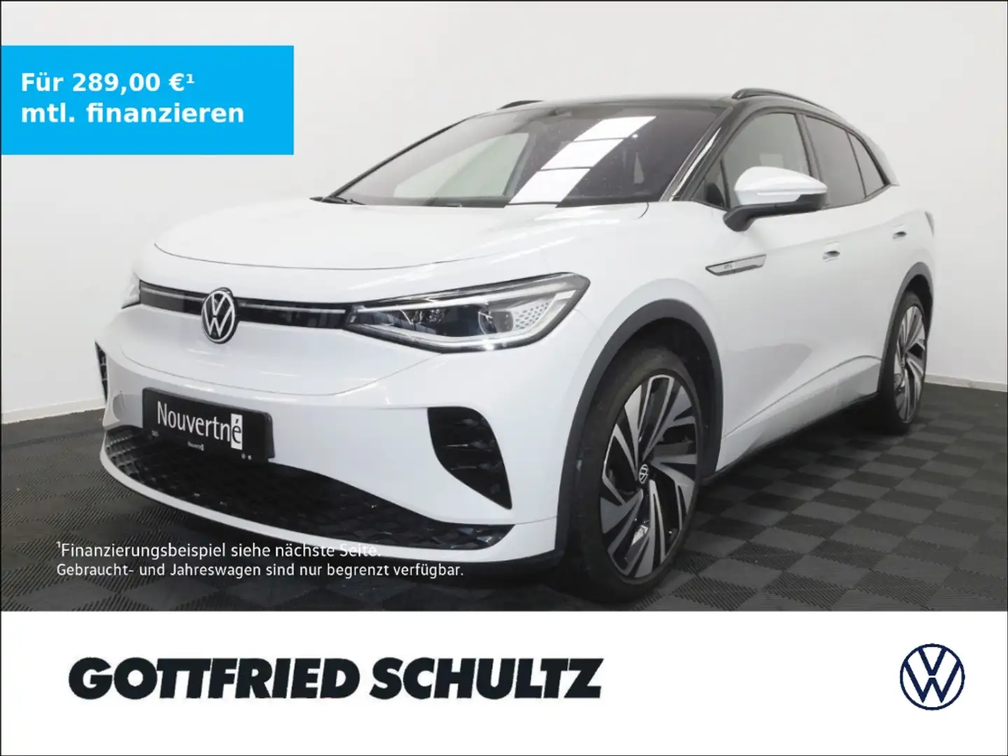 Volkswagen ID.4 220 kW GTX 4Motion   AHK   Pano   IQ.Light Blanc - 1