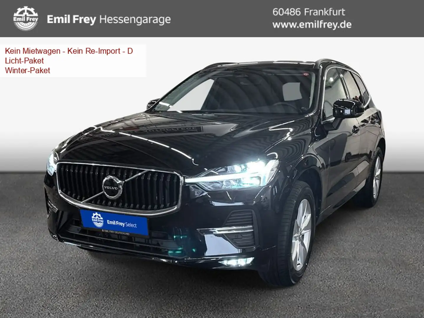 Volvo XC60 XC60 B4 Core Aut PilotAssist BLIS Voll-LED Google- Noir - 1