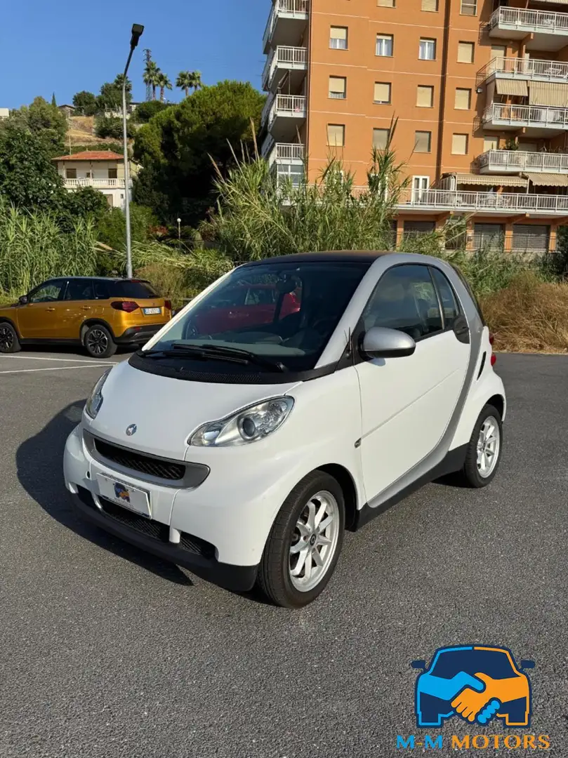 smart forTwo 1000 52 kW MHD coupé passion Blanc - 1