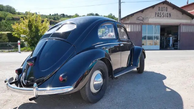 Volkswagen Coccinelle Split De 1950, Finition Export (pare Choc Et Baguette Chromée)