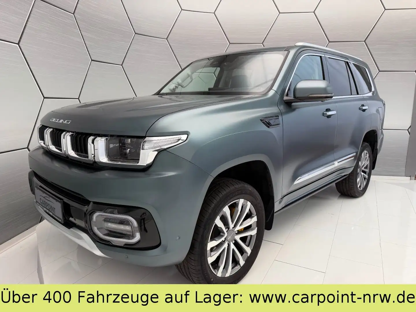 BAIC BJ60 Flagship 2.0T 4WD 48V 360°Kamera Leder LED Grün - 1